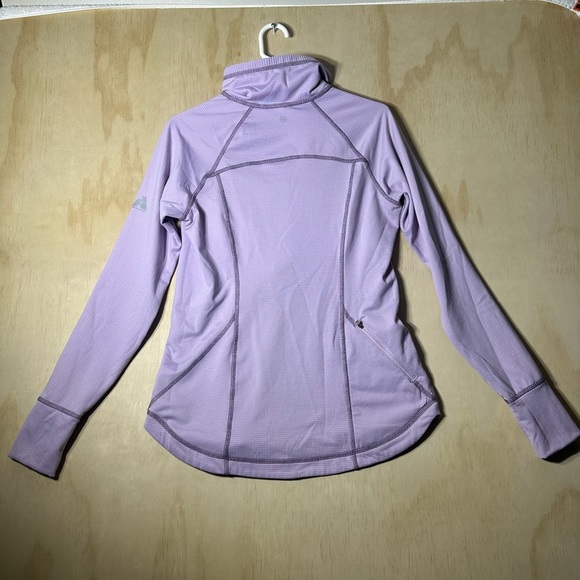 Women's Eddie Bauer High Route Grid Fleece 1/2 Zip Dusty Lavender Medium - Picture 7 of 10